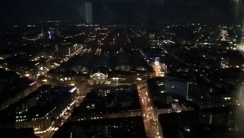 Frankfurt by night, right view