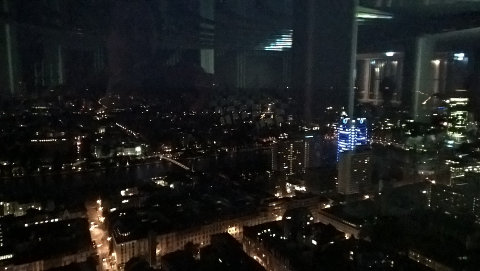 Frankfurt by night, left view